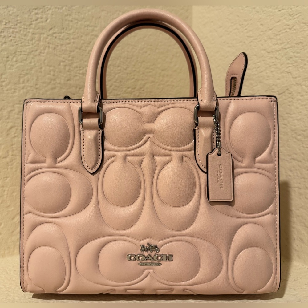 Coach Maggie Small Tote Bag Baby Pink Blush NWT